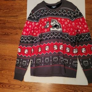 Mario World Christmas ugly sweat